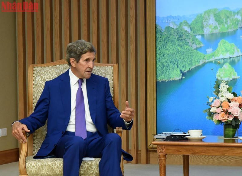 Vietnamese prime minister receives US presidential special climate envoy ảnh 5