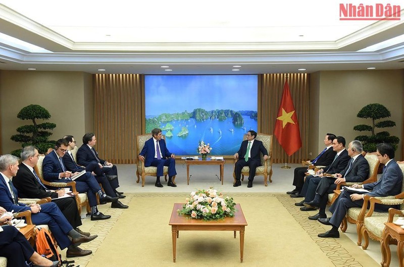 Vietnamese Prime Minister receives US Presidential Special Climate Envoy ảnh 7