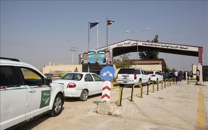 El cruce fronterizo de Jaber-Nassib entre Jordania y Siria. (Fotografía: AFP/VNA)
