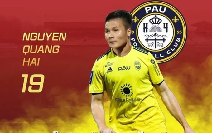 Nguyen Quang Hai, mejor centrocampista de la selección nacional de Vietnam. (Fotografía: vietnamnet.vn)
