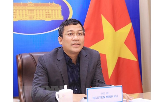 El vicecanciller vietnamita Nguyen Minh Vu. (Fotografía: VNA) 
