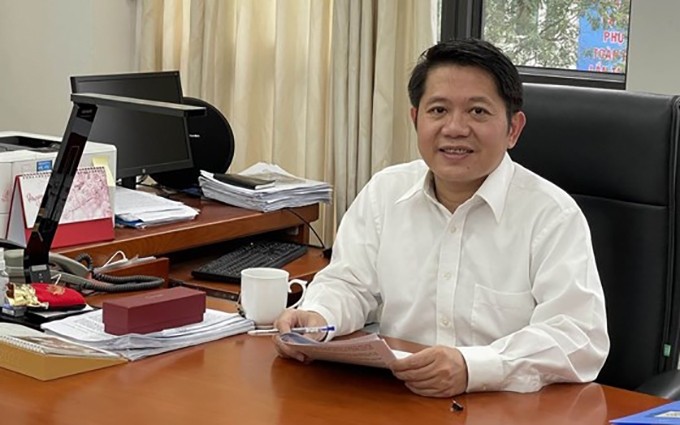 El vicepresidente del Comité Estatal sobre vietnamitas en el exterior Ngo Trinh Ha. (Fotografía: VNA)