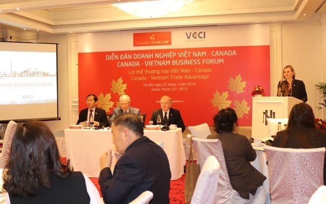 Foro Empresarial Vietnam-Canadá. (Fotografía: VNA)