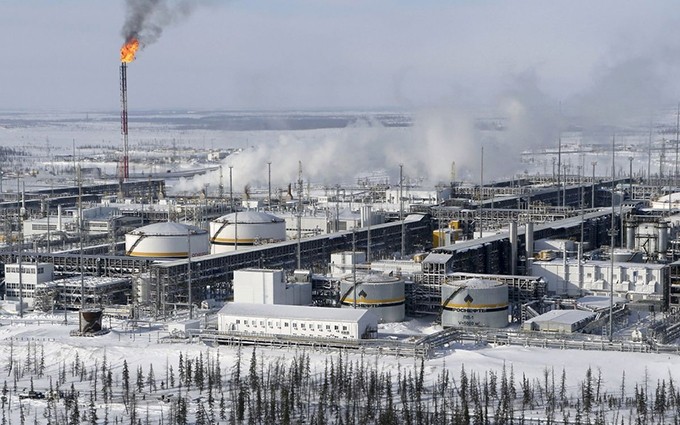 Instalaciones de procesamiento de petróleo en el campo petrolero Vankorskoye, al norte de la ciudad rusa de Krasnoyarsk, el 25 de marzo de 2015. (Foto: Reuters)