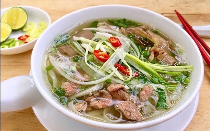 Pho, un plato tradicional de Vietnam.